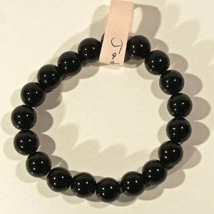Genuine Natural Jade Stone Stretch Bracelet